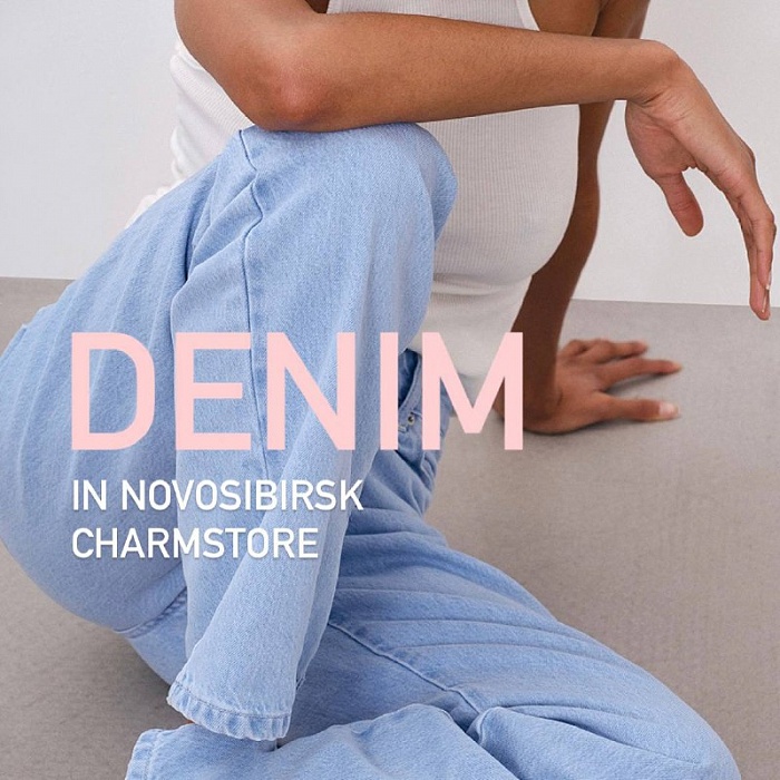 Denim. new drop in Charmstore